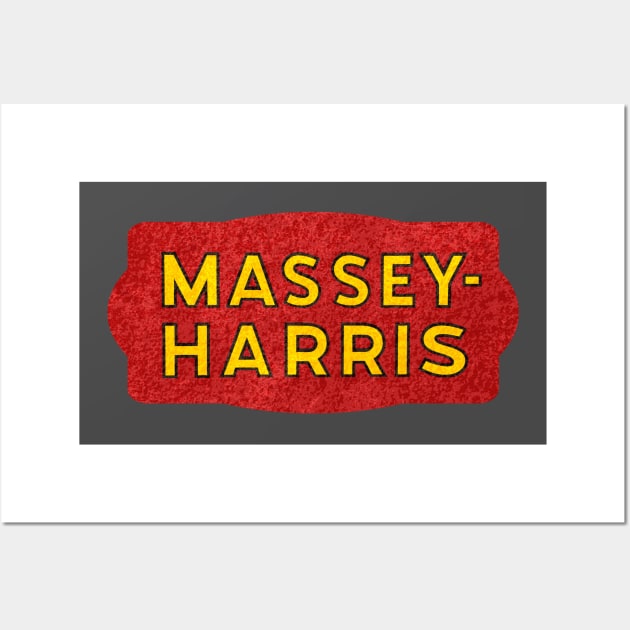 Massey Harris Tractors USA Wall Art by Midcenturydave